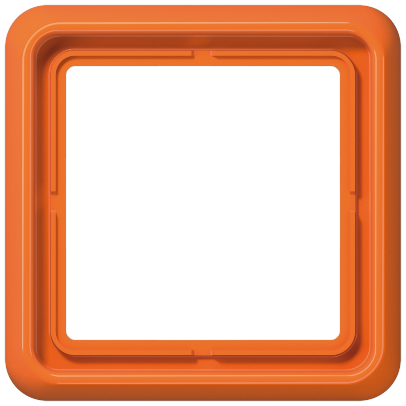 

Рамка для вертикальной и горизонтальной установки, однократная, оранжевая CD581O Jung, CD