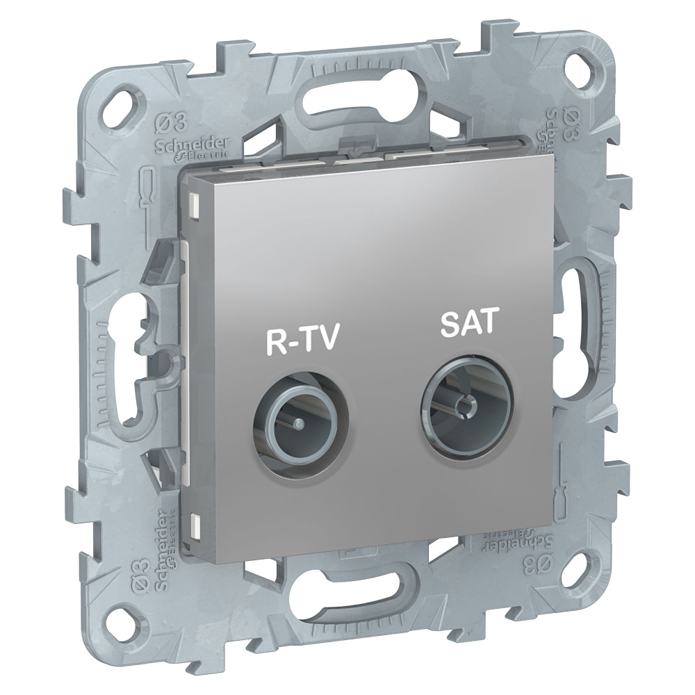 

SE UNICA NEW РОЗЕТКА R-TV/SAT, оконечная, АЛЮМИНИЙ, Unica New