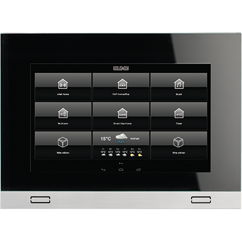 Smart control. Jung KNX Smart панель 8. Jung панель KNX. Jung KNX выключатели. Jung Smart Control 5.