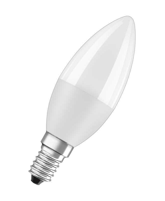 

Лампа светодиодная LED Value B60 4000К 7Вт свеча матовая E14 230В Osram 4058075578944