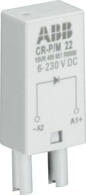 

Abb SST Варистор и светодиод красный CR-P/M-62D 24-60B AC/DC для реле CR-P, CR-M