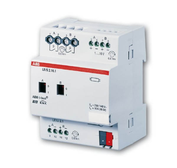 

Abb EIB LR/S 2.16.1 Светорегулятор 2-х канальный для ЭПРА 1-10B, 16A, MDRC, EIB