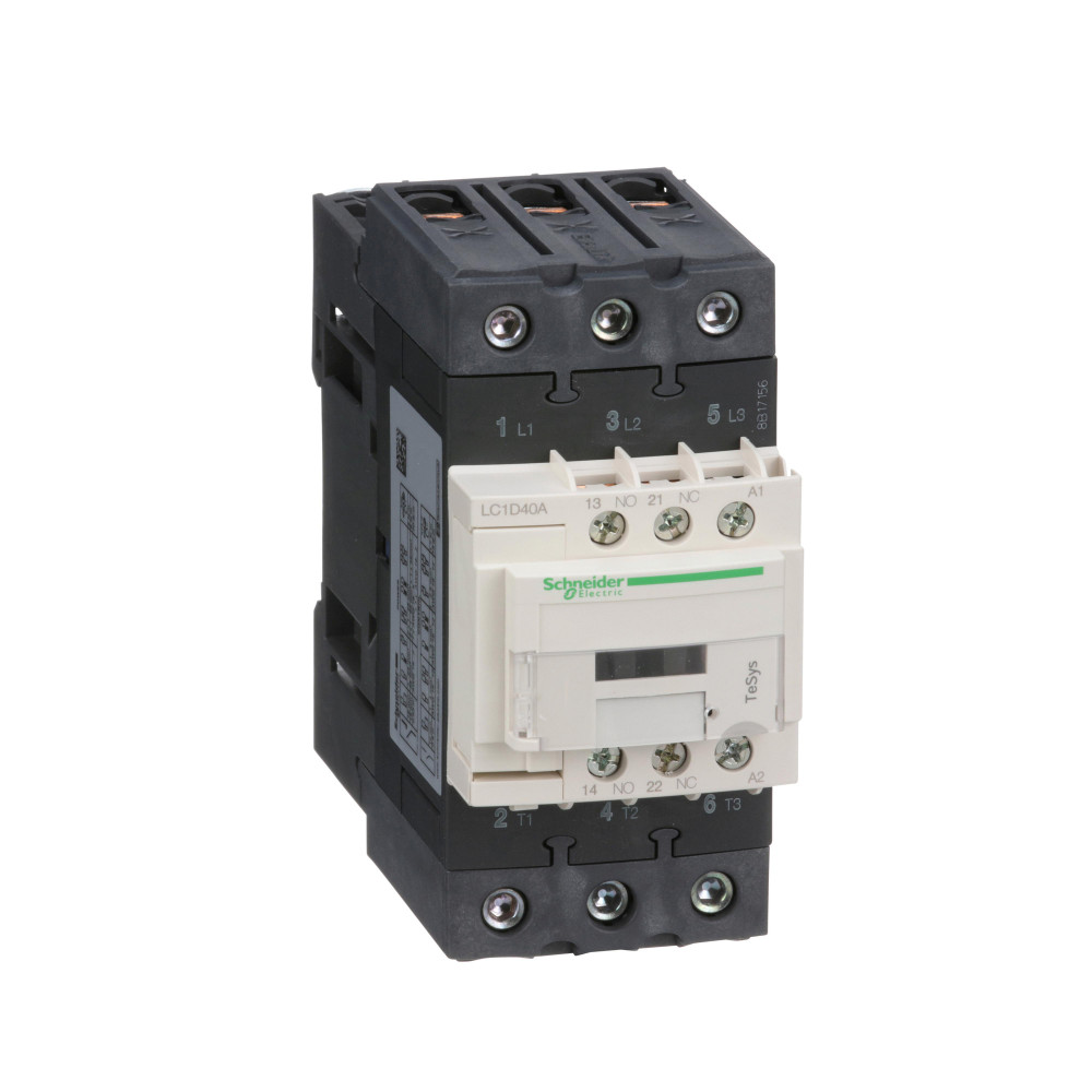 

SE Contactors D 3P КОНТАКТОР EVERLINK AC3 440В 40A КАТУШКА УПР. 120В AC 50/60ГЦ, TeSys