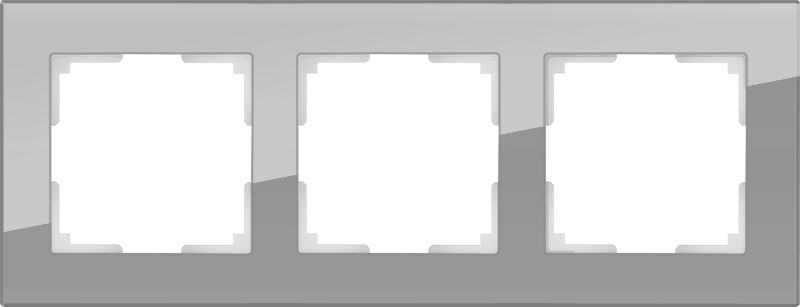 

Рамка Werkel Favorit на 3 поста, универсальная, серый, Werkel