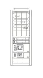 

ABB STJ P Профиль разделения мод. дверей шир. 3, STJ P