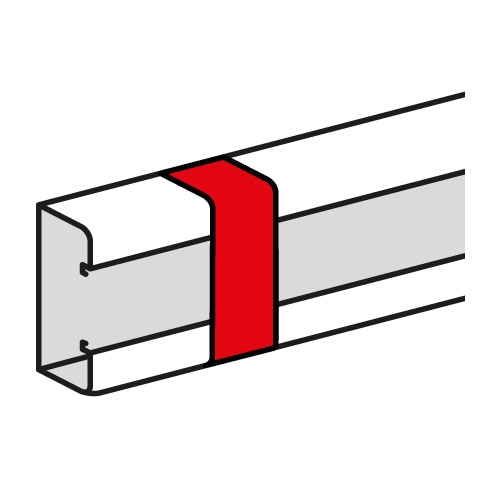 

Накладка на стык крышек для кабель-канала Legrand Metra 130x50мм, белый, Metra