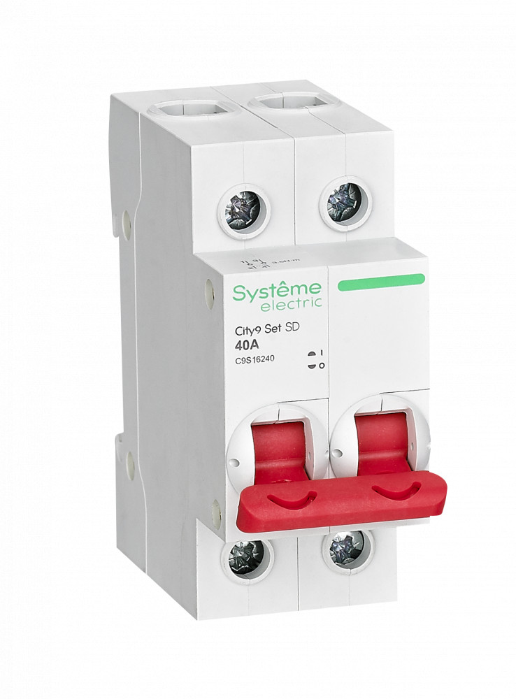 Выключатель нагрузки City9 Set Systeme Electric 2P 40А 400В