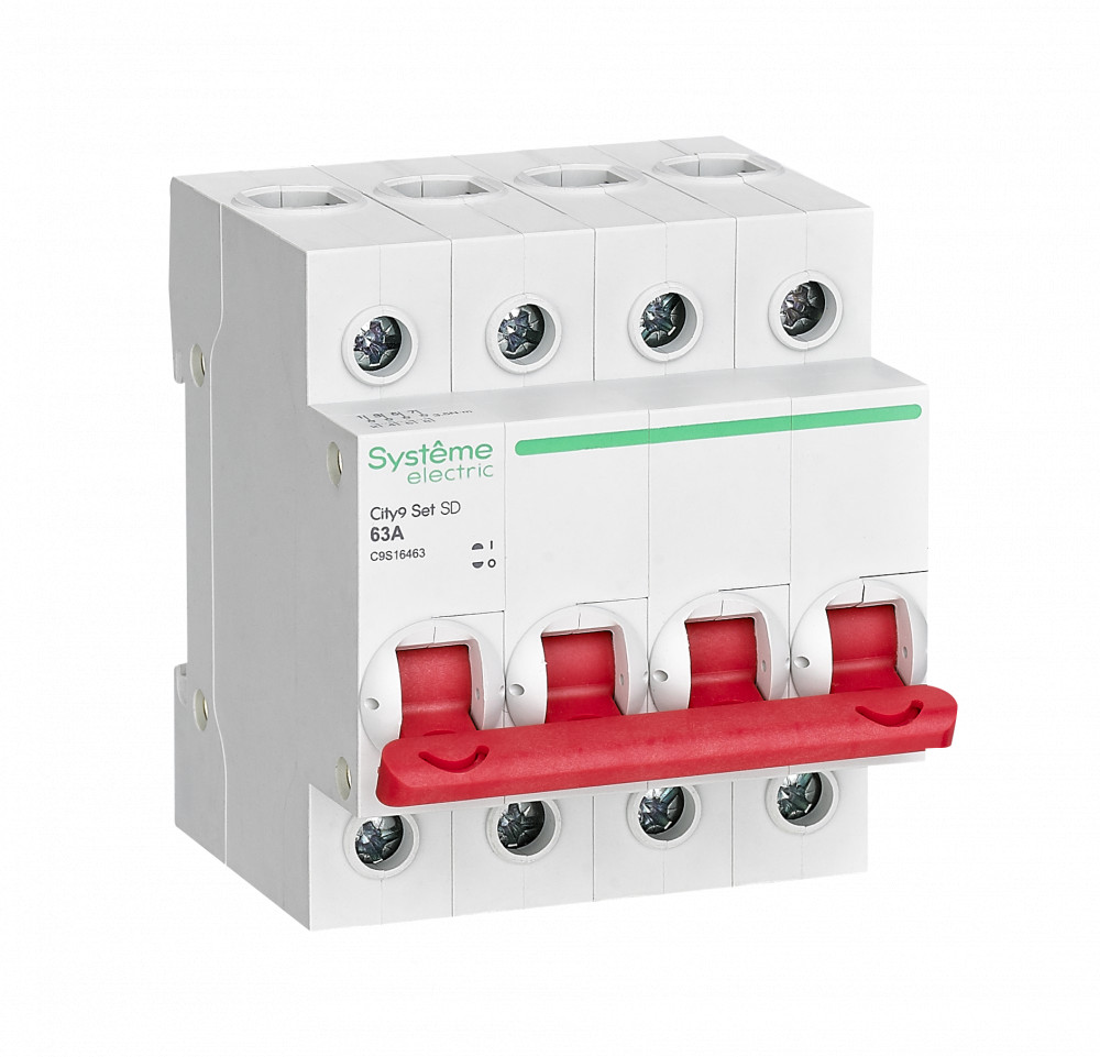 Выключатель нагрузки City9 Set Systeme Electric 4P 63А 400В