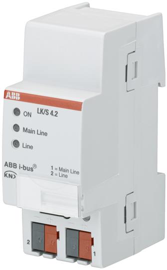 

Abb EIB LK/S4.2 Линейный соединитель (фильтр, повторитель), EIB