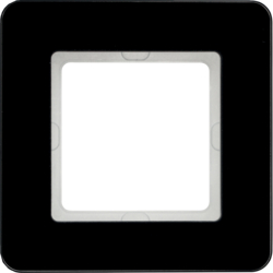 

Berker Рамкa, Q.7, 1-местная, стекло, цвет: черный