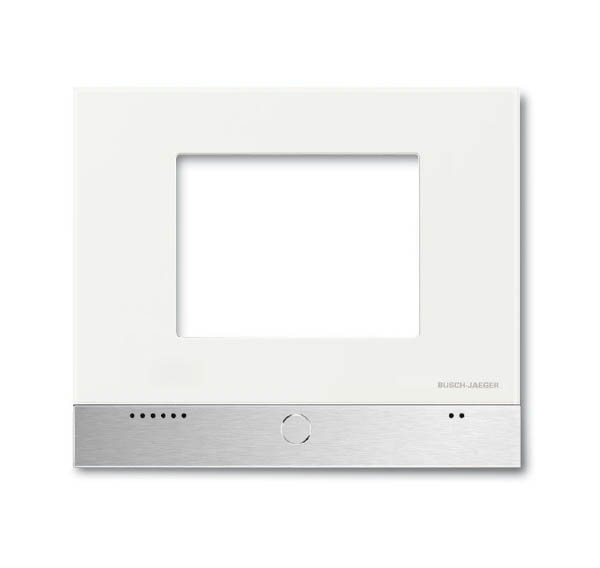Abb EIB  6136/15-500 Рамка декоративная для панели SmartTouch, белое глянцевое стекло