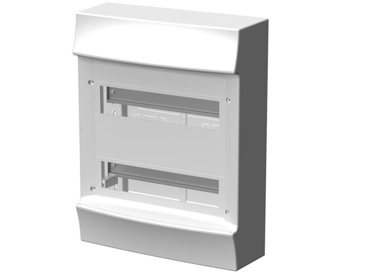 

Abb LUC Бокс настенный Mistral41 8М без двери(без клемм), Белый, Mistral41