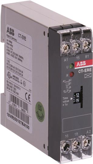 

Abb SST Реле времени CT-ERE (задержка на включ.) 24В AC/DC, 220-240В AC (временной диапазон 0,3..30