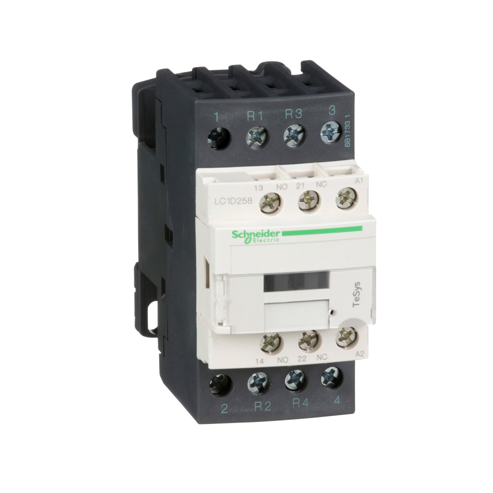 

se te-tesys контактор d 4p (2но+2нз), ас1 40 а, но+нз, 120v 50/60 гц,, TeSys