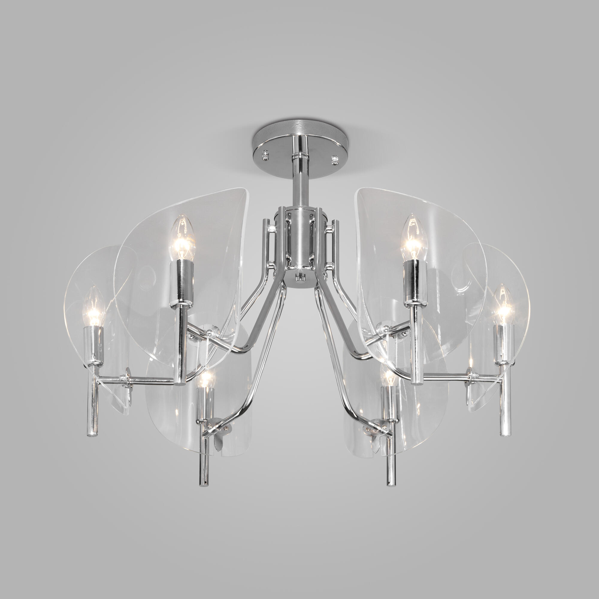 

Eurosvet Классическая люстра с плафонами 60135/6 хром, Rocco