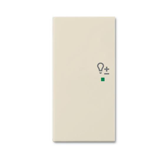 

ABB FATH SRD-2-L-92 Клавиша двойная левая free@home, светорегулятор, Basic 55, цвет слоновая кость, Белый, FATH