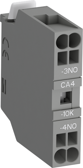 

Abb ENT Блок контактный дополнительный CA4-10K (1НО) с втычными клеммами для контакторов AF09K...AF