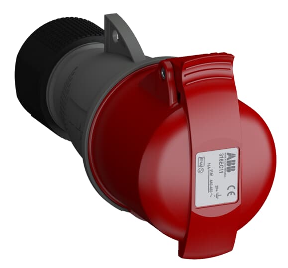 

ABB CEWE Розетка кабельная Easy&Safe 316EC11,16А,3P+E,IP44,11ч, CEWE