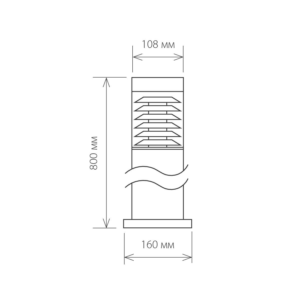 

Elstandard Ландшафтный светильник IP54 1507 TECHNO серый, Strada