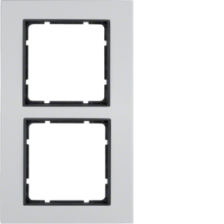 

Рамка Berker B.7 на 2 поста, универсальная, алюминий/антрацит матовый, S.1;B.3;B.7