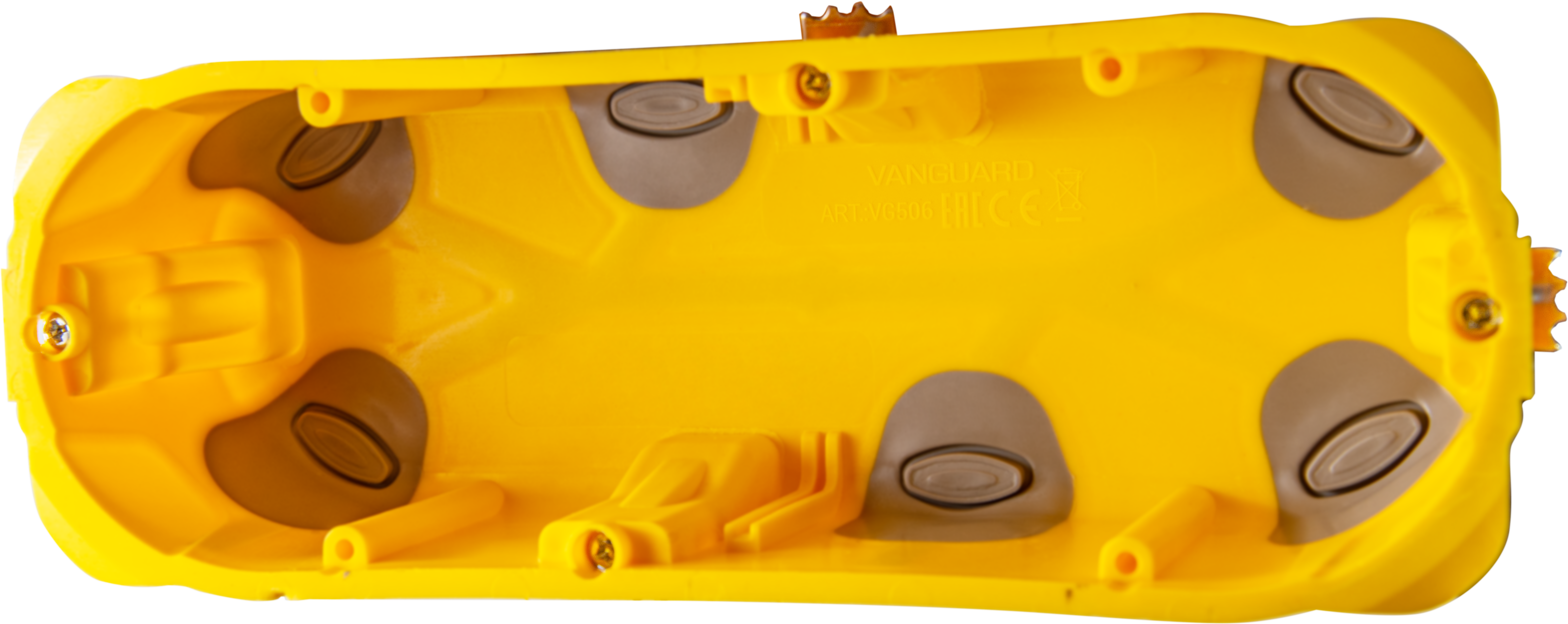 Монтажная коробка по гипсокартону на 6 модулей итальянский стандарт 183x71x52 мм серия Valero 433₽