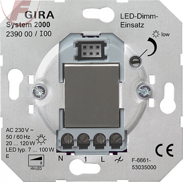 Gira Кнопочный светорег System 2000 15141₽