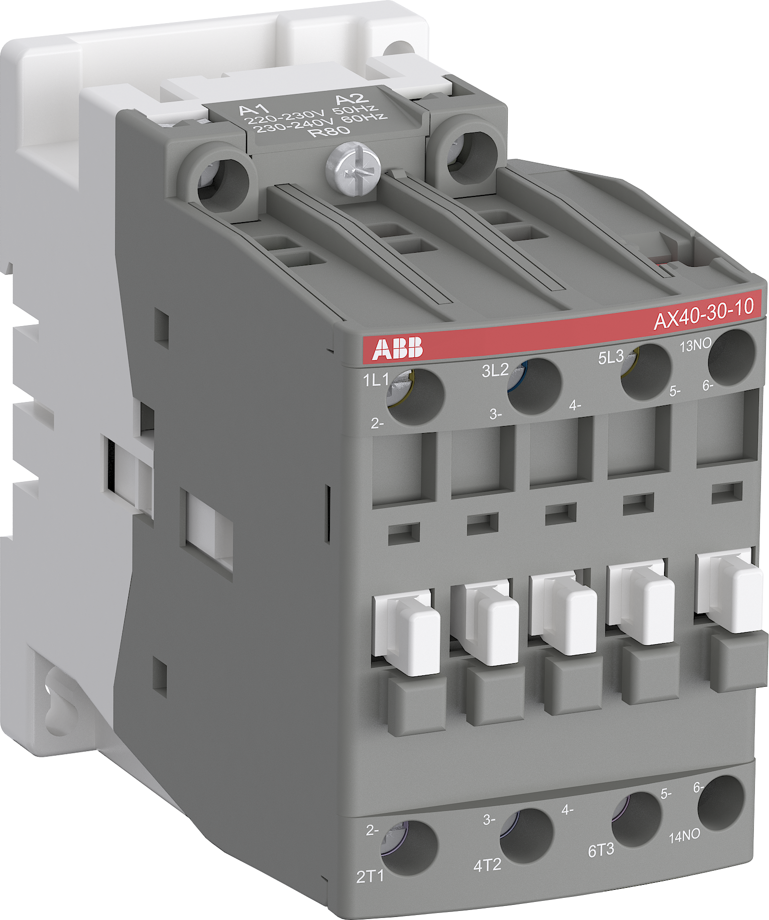 

Abb SCE Контактор AX40-30-10-80 40А AC3, с катушкой управления 220-230В АС