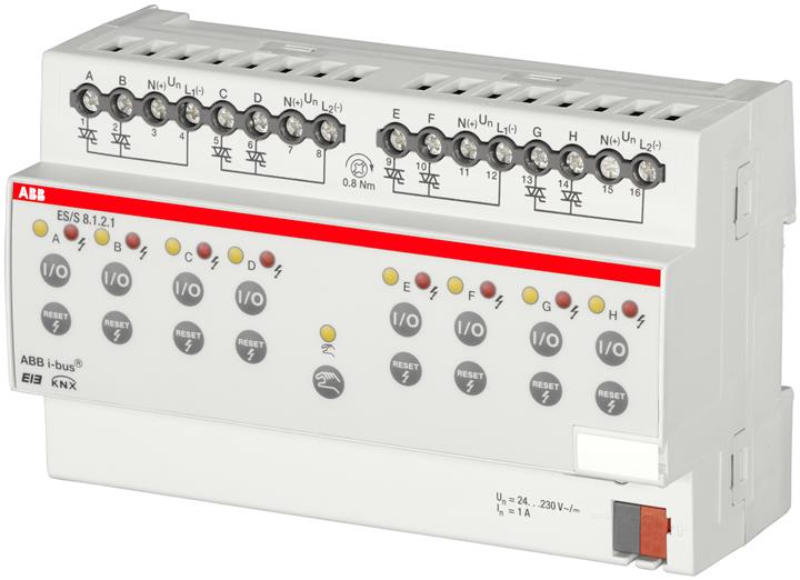 

Abb EIB ES/S 8.1.2.1 Активатор для термоэлектрических приводов, 8-канальный, 1A, MDRC, EIB