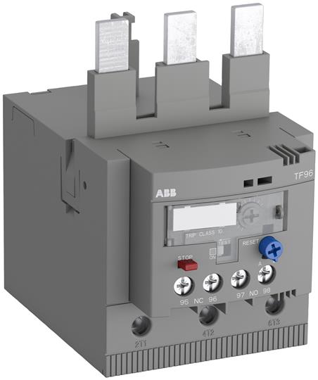 

Abb SST Реле перегрузки тепловое TF96-51 диапазон уставки 40.0 - 51.0А для контакторов AF80, AF96,