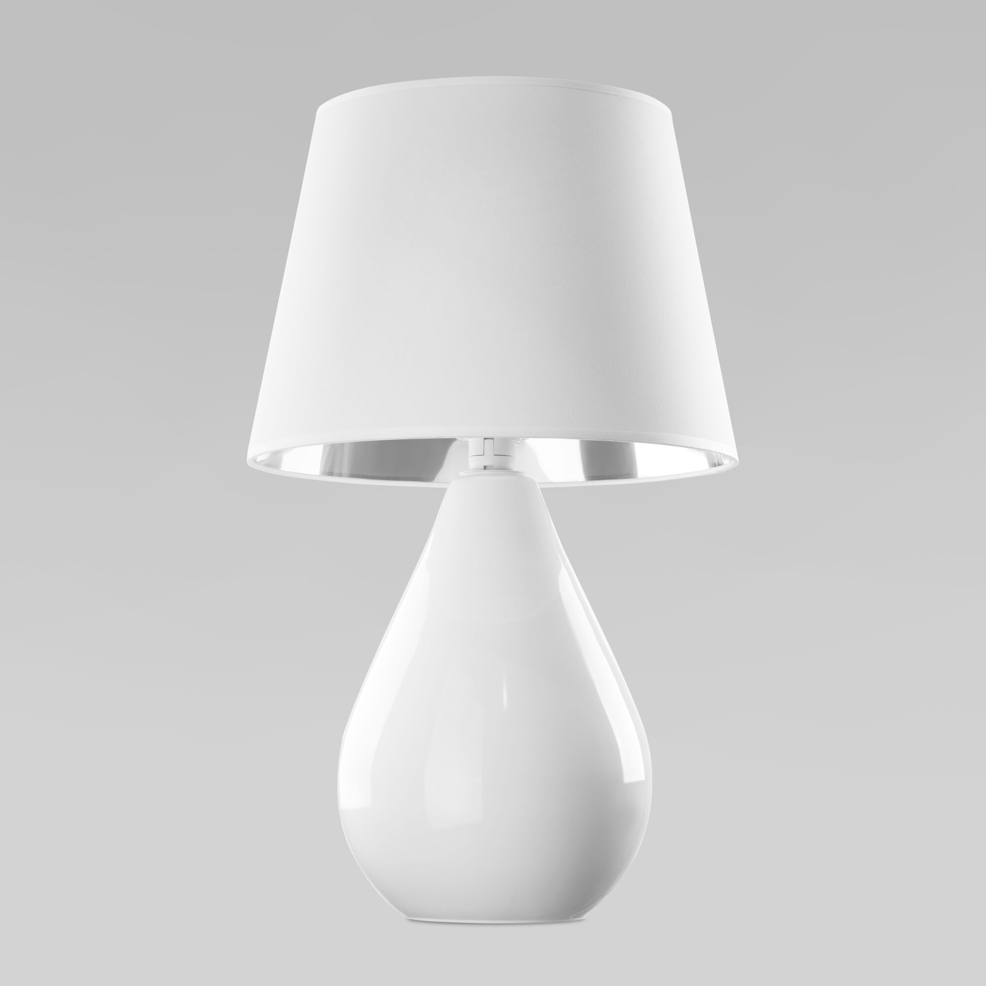 

TK Lighting Настольная лампа с абажуром 5453 Lacrima White, Lacrima