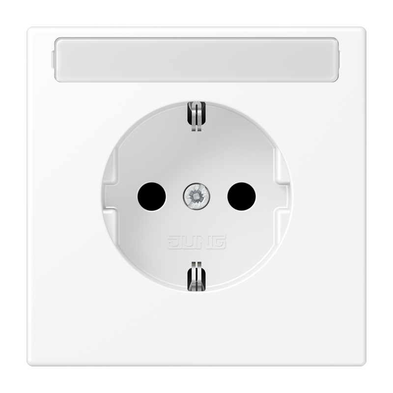 

Розетка SCHUKO® с полем для надписи; дюропласт; белый матовый LS1520NAWWM Jung