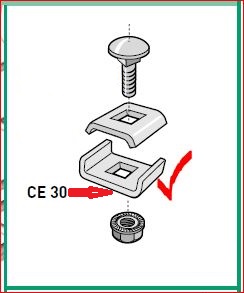 Cablofil Шайба CE30, исполнение EZ, упаковка 50 шт., цена за упаковку