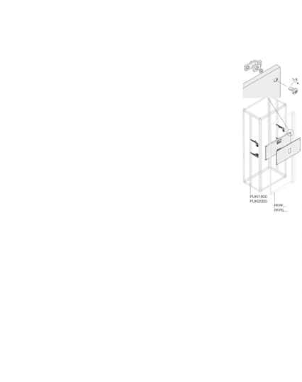 

ABB TUR P Ком-кт верт.T5 3P втычн. (630A) W=600мм, Естественный цвет, TUR P