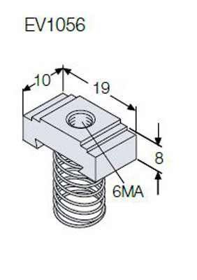 

Abb TUR P Гайка М6 для EV1050 (100шт)