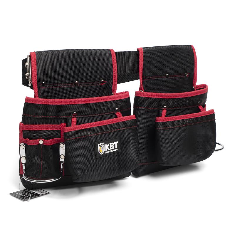 Сумка-пояс монтажника двойная жесткая С-16 серия Профи КВТ 3179₽