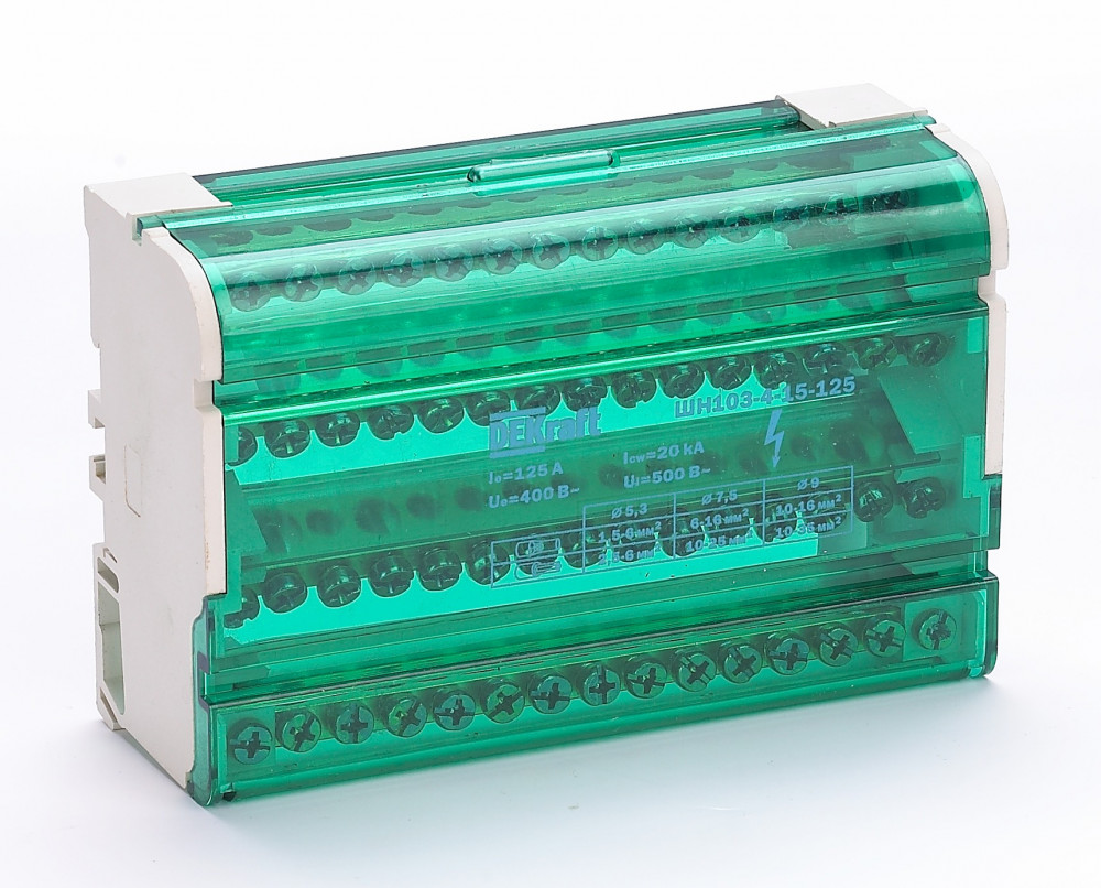 Кросс-модуль 125A 4 полюса 15 контактов 2468₽