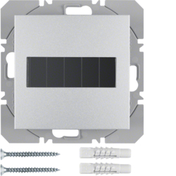 

Berker quicklink - Настенный передатчик, радиошина KNX, 1-канальный, плоский, солнечная батарея, S.1/B.3/B.7, цвет: алюминиевый