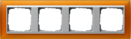 Рамка Gira Event на 4 поста универсальная янтарныйалюминий 5054₽