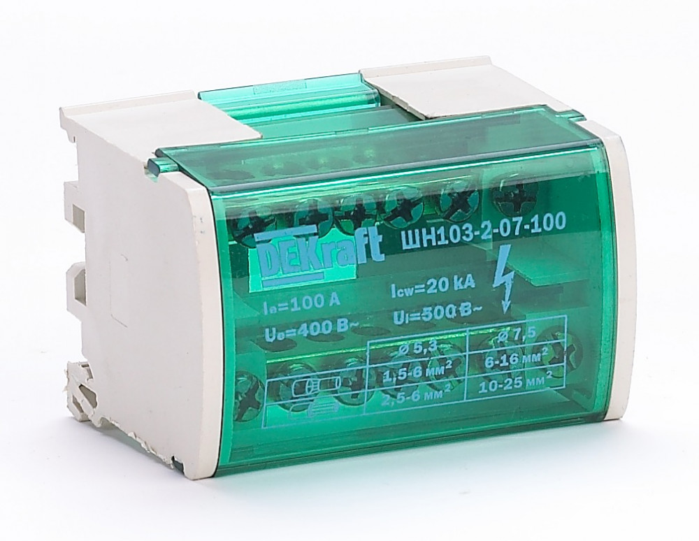 Кросс-модуль 100A 2 полюса 7 контактов 860₽