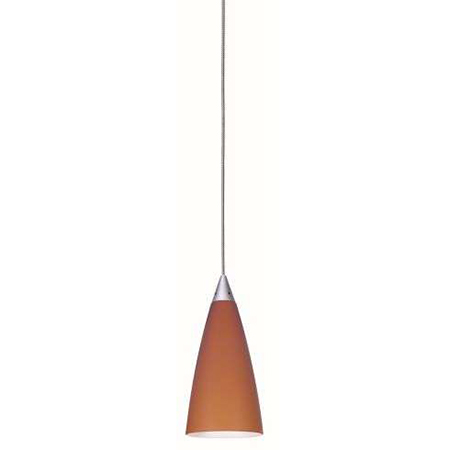 Oligo PLUG IN светильник подвесной  COCO стекло цвета Melone 12V /GY6,35 /QT-LP12 /max.50W, хром