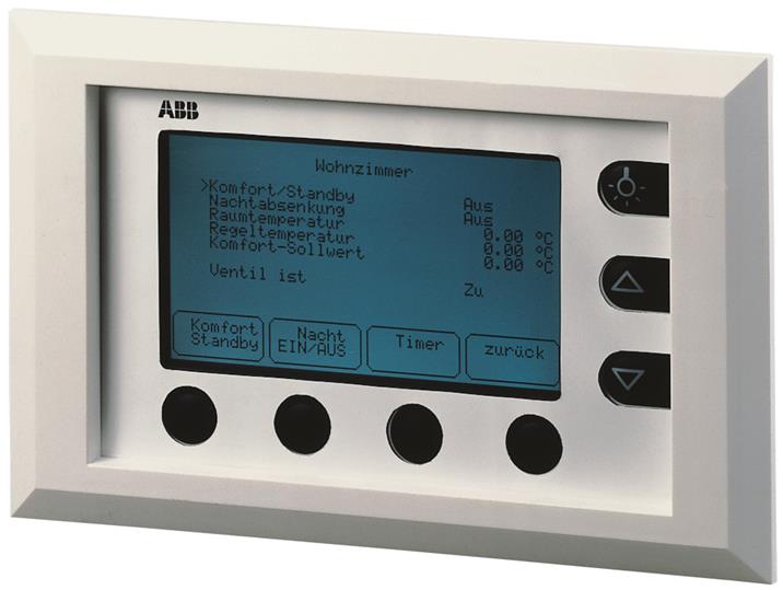 

Abb EIB MT 701.2, SR LCD Табло программируемое, серебристое, Белый, EIB