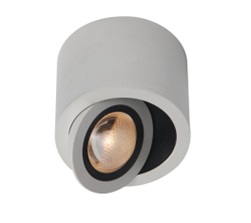 Donolux Светильник светодиодный, накладной, 5Вт, 450LM, 3000К, IP20, 24°, D125 H92 мм, Белый+ист.пит