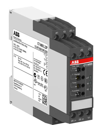 

Abb SST Реле времени CT-MBS.22S многофункциональное, 24-240В АС, 24- 48В DC, 0,05..300ч, 2ПК, винто