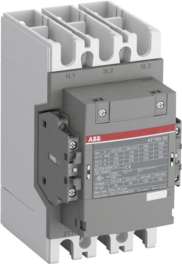 

ABB COS Контактор для ЖД транспорта AF190B-30-22RT-11 с универсальной катушкой управления 24-60В AC, COS