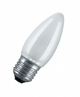 

B FR 40W 230V E27 - лампа накаливания свеча матовая, Osram