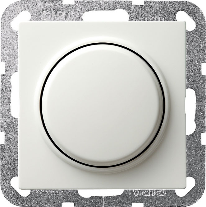 Кнопка звонка одноклавишная (1н.о.) Gira S-Color, на клеммах, белый