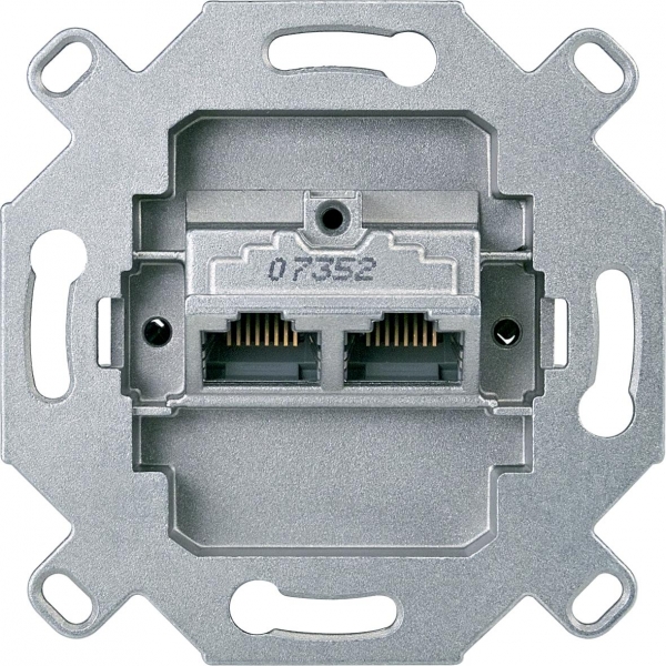 

Merten Механизм 2xRJ45 8 конт. 6 категория, Белый