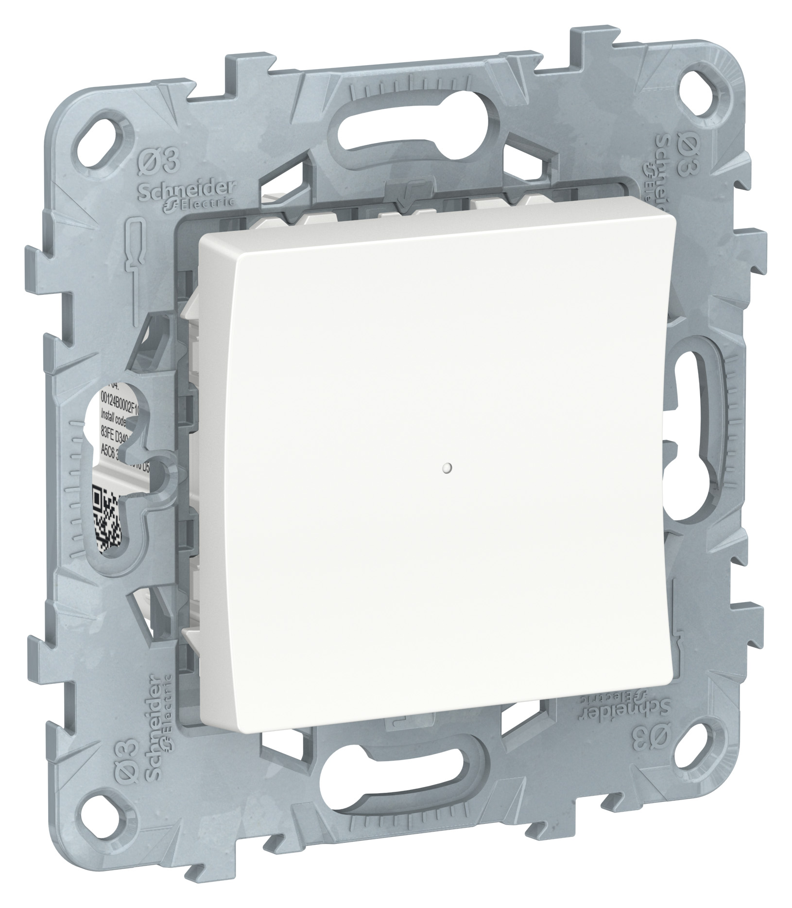 

SE UNICA NEW LED СВЕТОРЕГУЛЯТОР Wiser нажимной, универсальный 7-200Вт, БЕЛЫЙ, Unica New