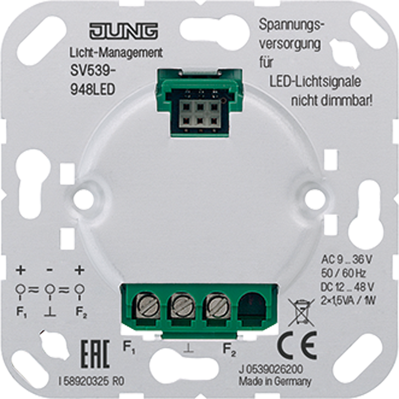 

Вставка-блок питания светодиодных указателей SV539-948LED Jung