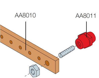 

Abb TUR Изолятор шины (1упак=5шт)